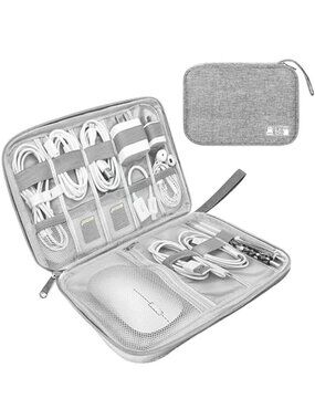 Electronics Organizer Travel Case,Electronic Accessories Storage Bag,Portable
